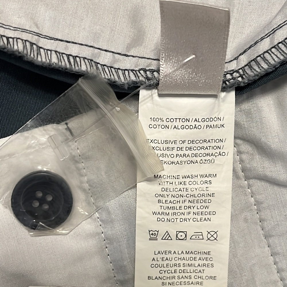 Men's Original Penguin Blue Chino Shorts - Picture 15 of 16